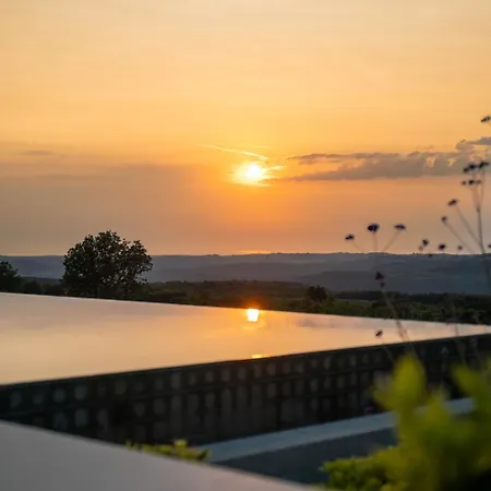 Amazing Alma Infinity Pool, Padel Court, Jacuzzi Villa Vižinada